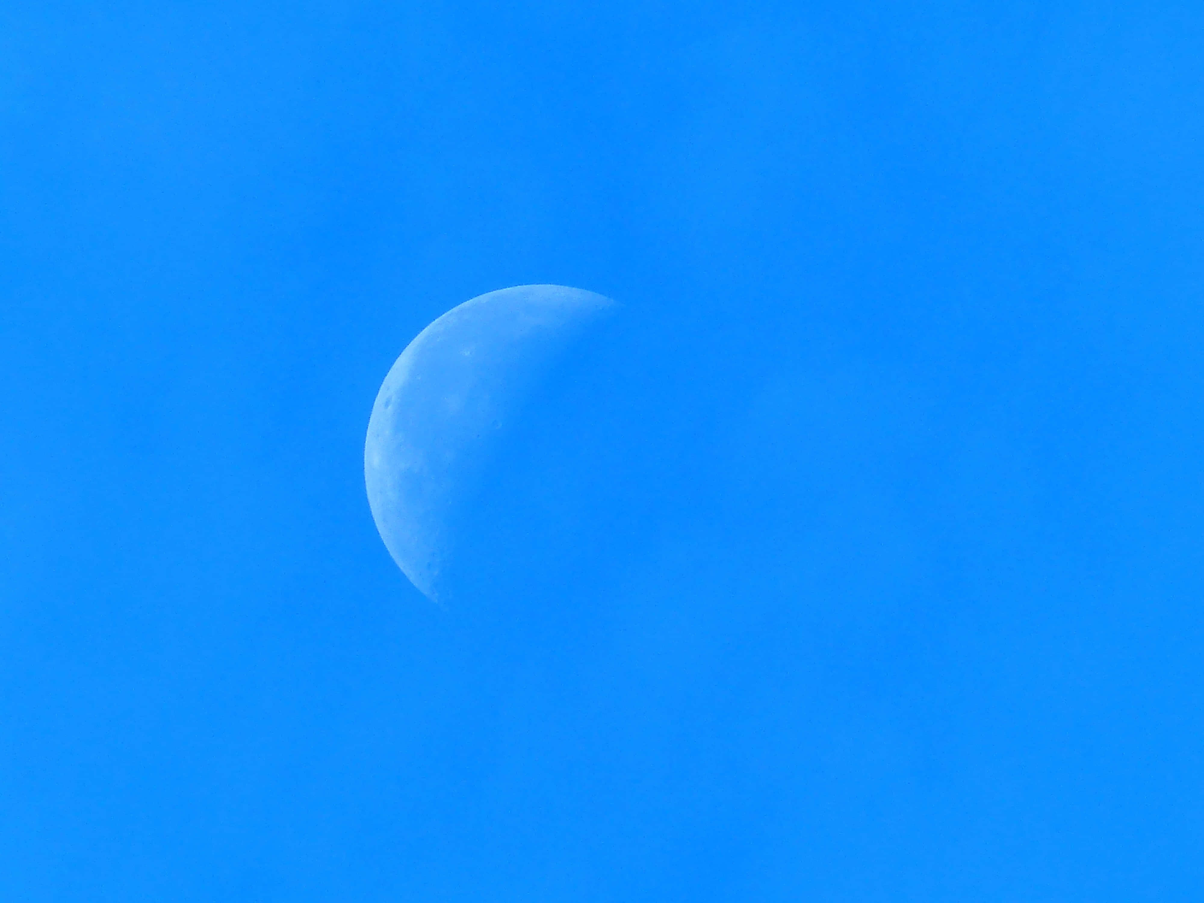 Imagen de Luna Azul Pastel Fondos de pantalla