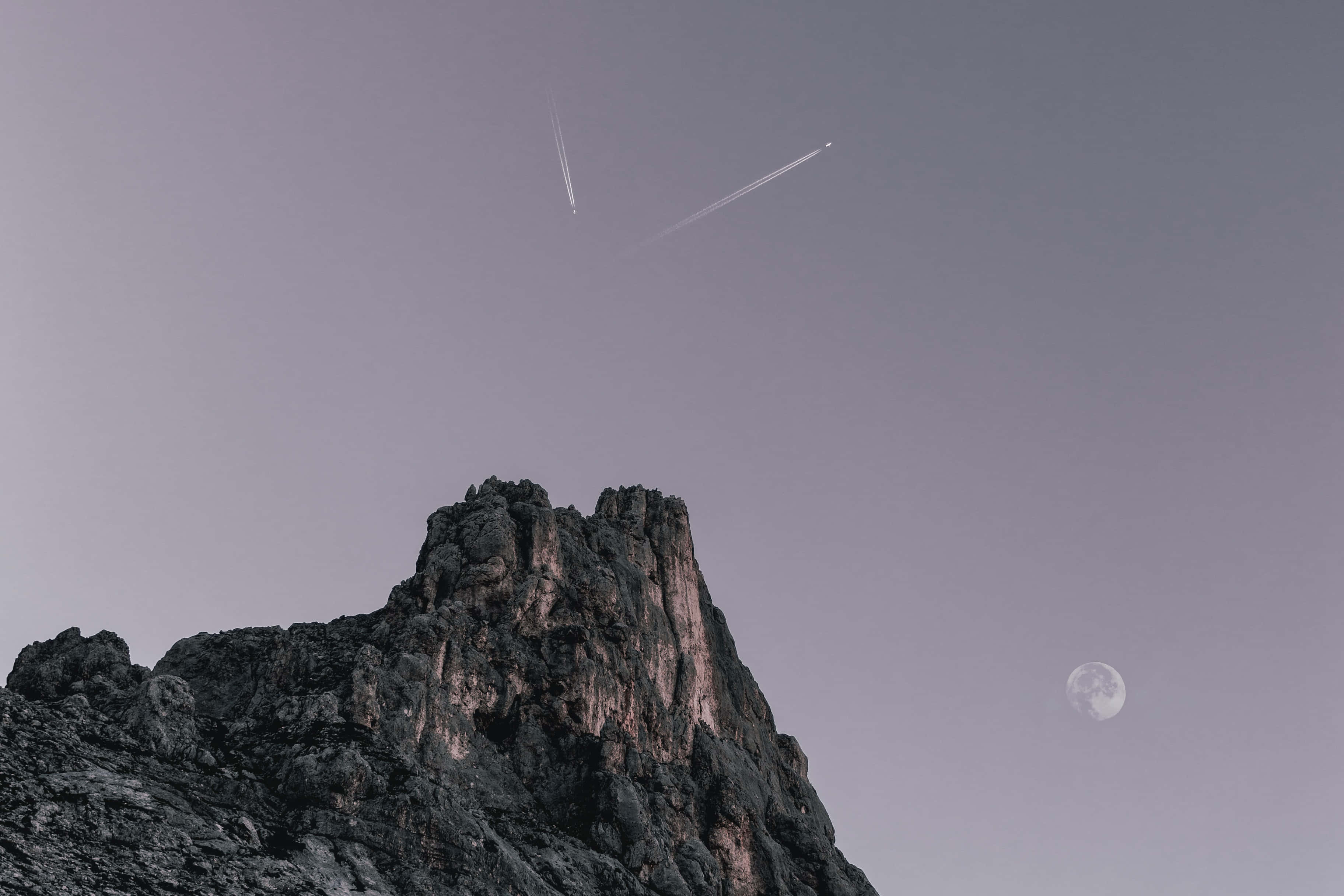 Imagen de Luna y Estrellas Fugaces Fondos de pantalla