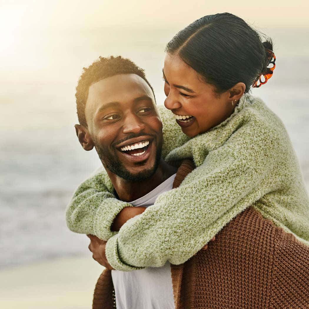 Imagen de pareja negra en una relación adorable Fondos de pantalla