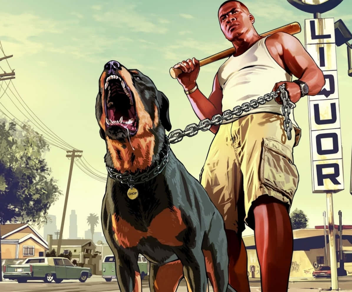 Imagen de perro aterrador y genial de GTA Fondos de pantalla