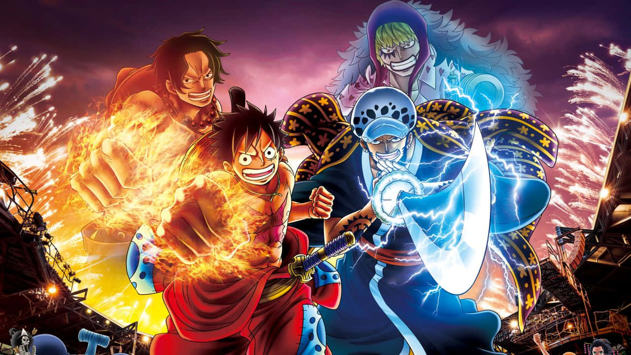 Imagen de Personajes de One Piece en Modo Batalla Fondos de pantalla