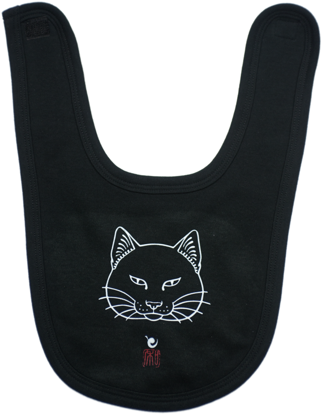 Imagen de producto de gato negro con babero Fondos de pantalla