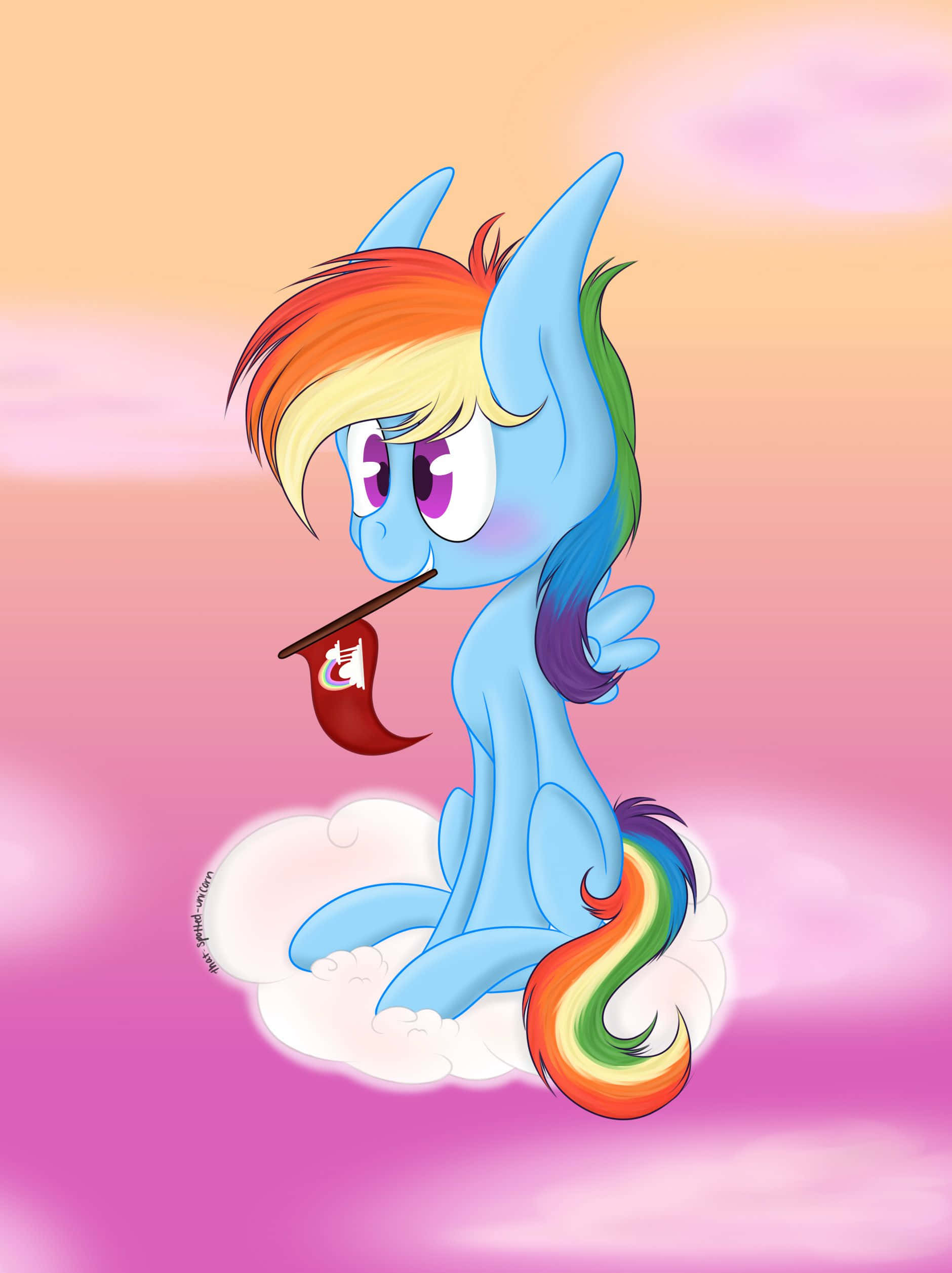 Imagen de Rainbow Dash, Unicornio Lindo de My Little Pony Fondos de pantalla