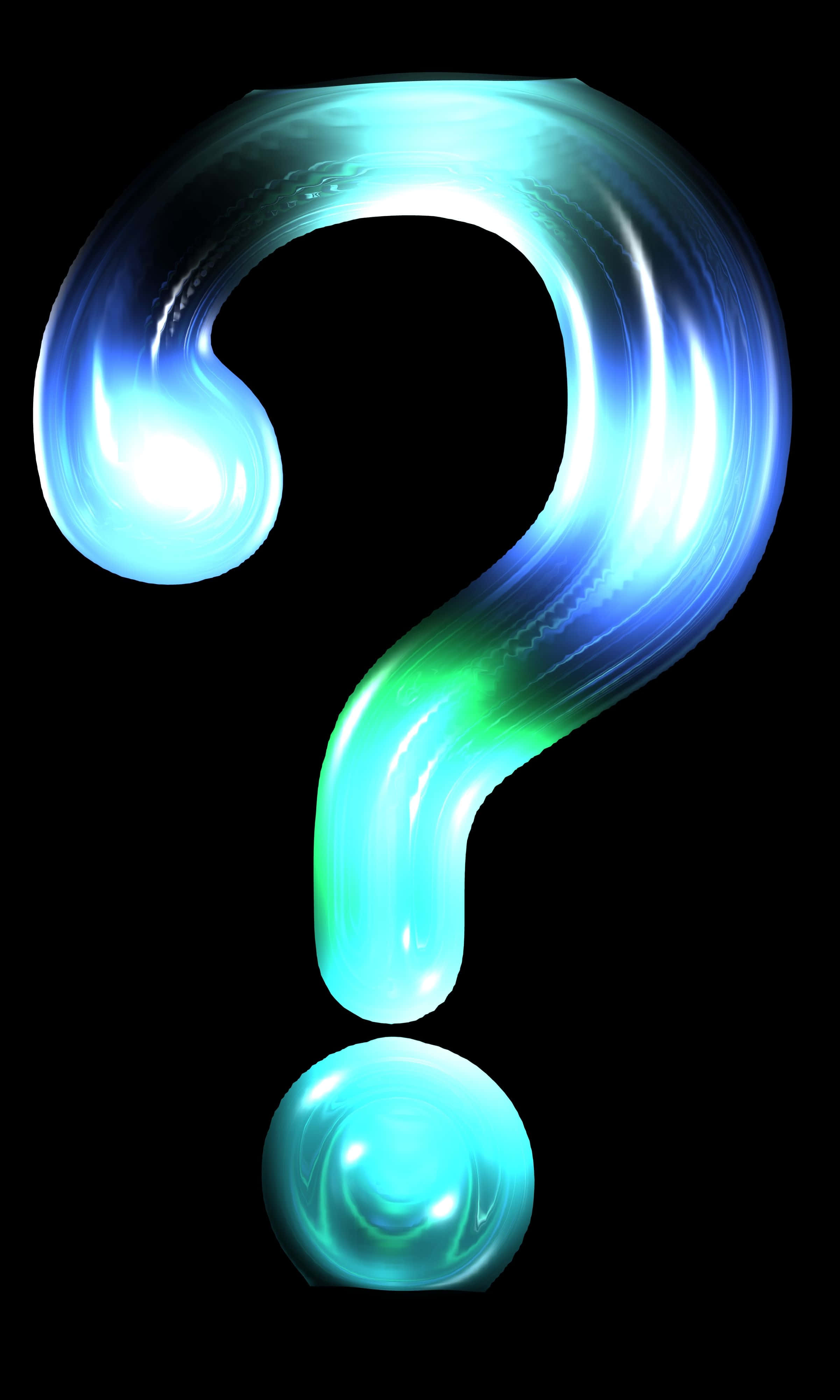 Imagen de Signo de Interrogación con Degradado Brillante Fondos de pantalla