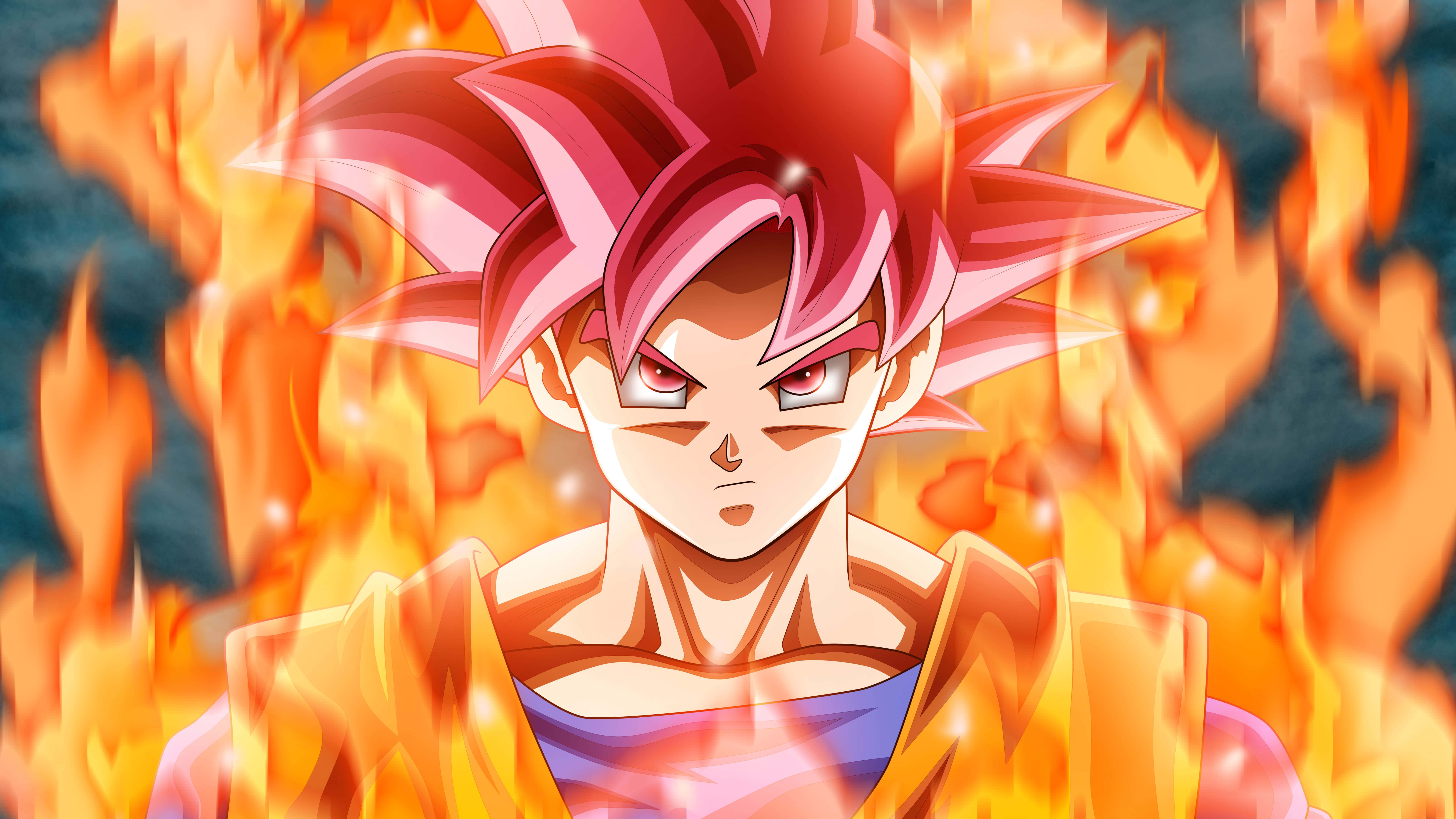 Imagen de Son Goku en llamas Fondos de pantalla