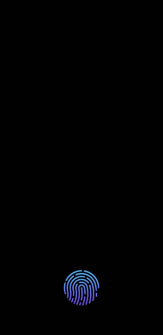 Imagen de Teléfono Negro con Huella Digital en Alta Definición Fondos de pantalla