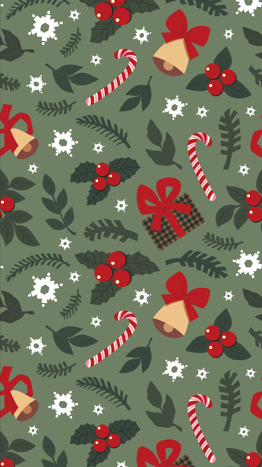 Imagen de tu lista de deseos navideños en tu teléfono Fondos de pantalla