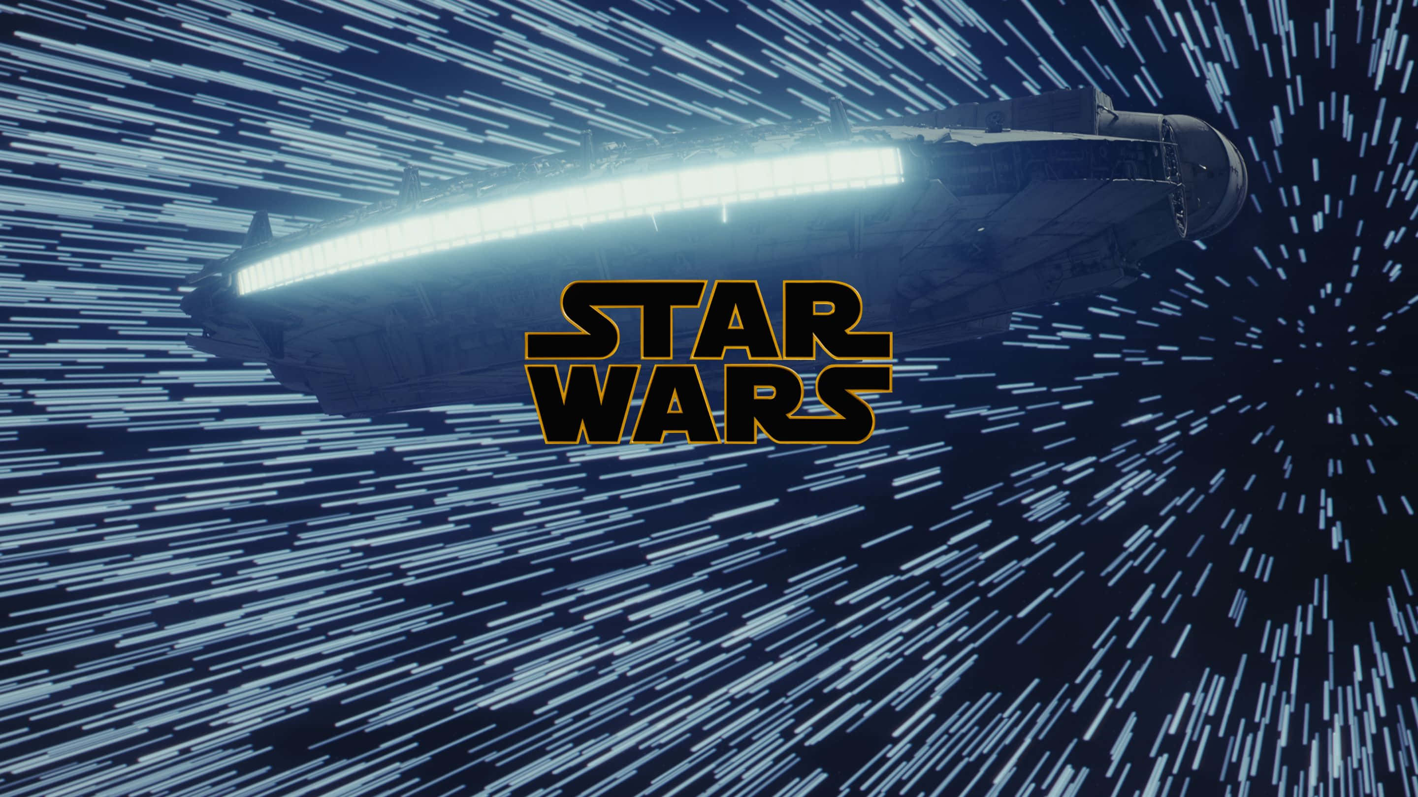 Imagen del Halcón Milenario de Star Wars en el espacio Fondos de pantalla