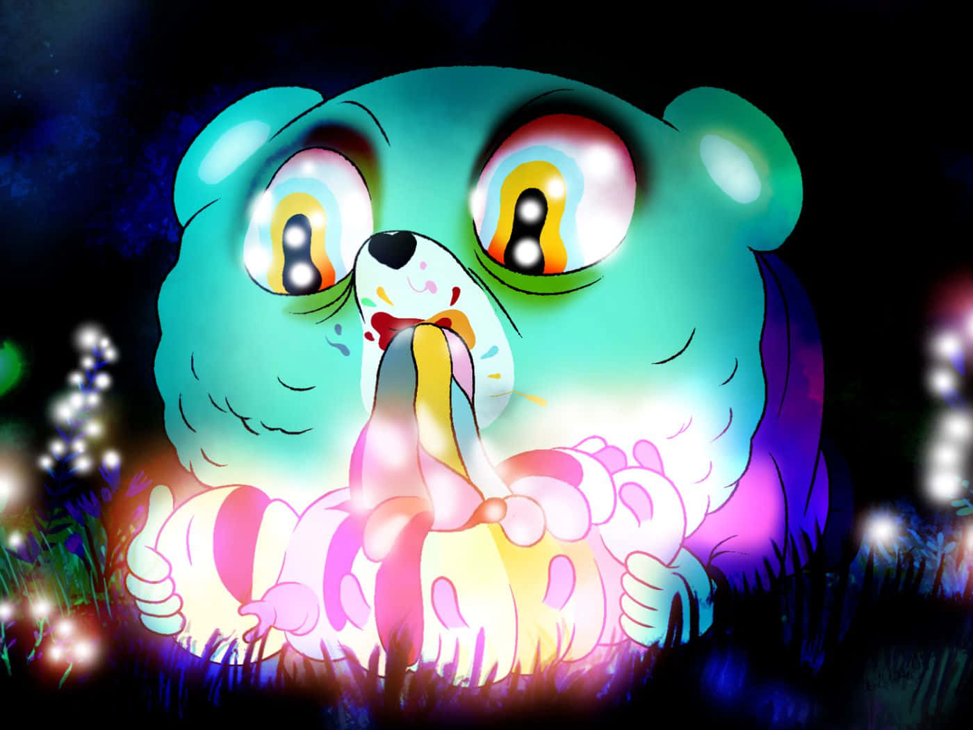 Imagen del oso azul de Unicorn Wars Fondos de pantalla