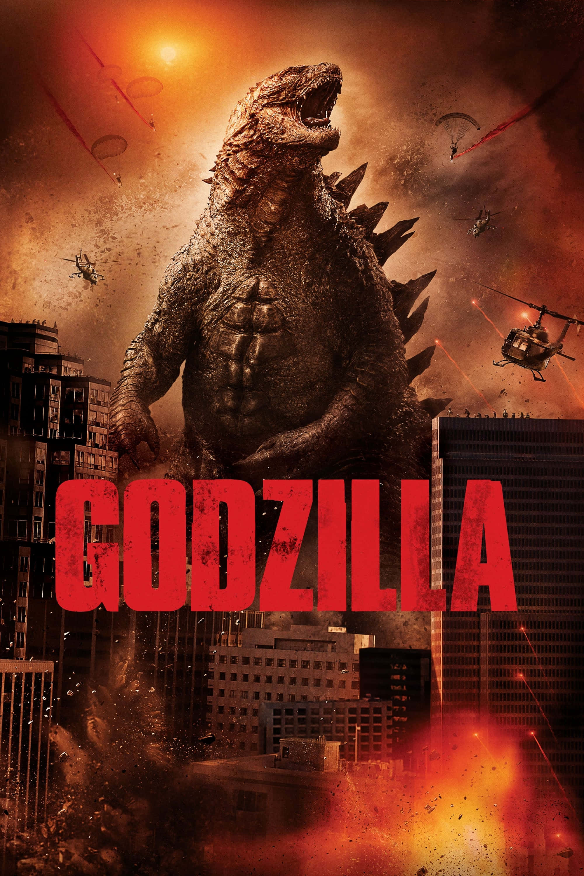Imagen del Póster de la Película Godzilla en la Ciudad Fondos de pantalla