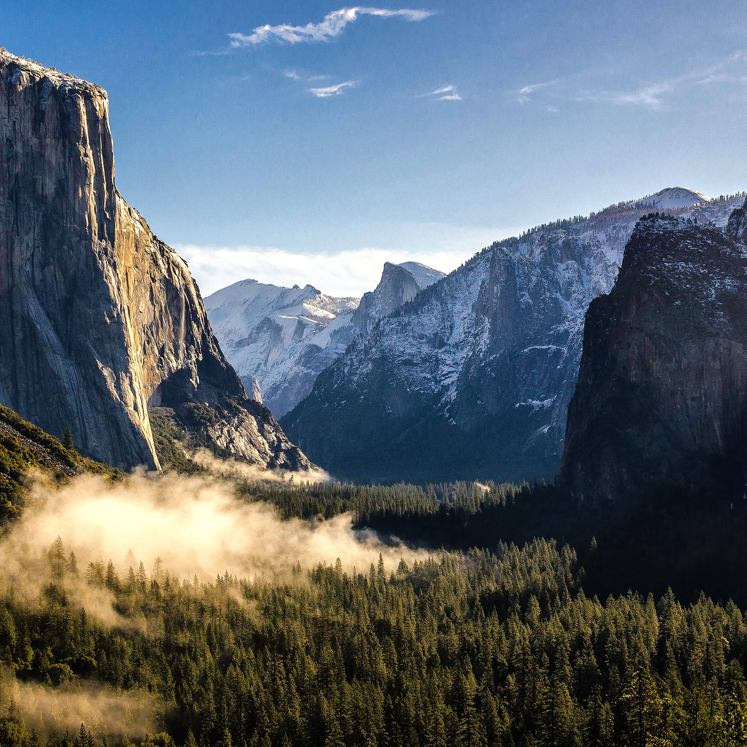Imagen del Valle de Yosemite para iPad Fondos de pantalla