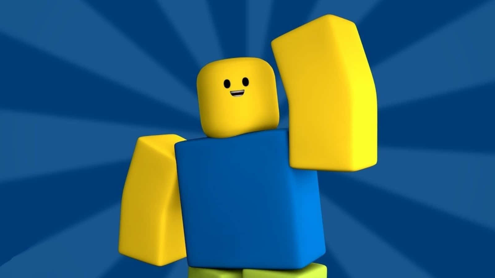 Imagen divertida de Roblox azul Fondos de pantalla