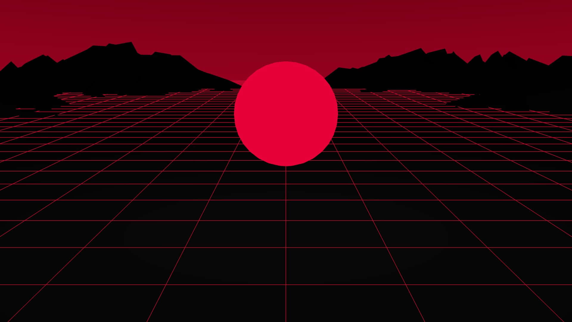 Imagen estética de silueta roja Fondos de pantalla