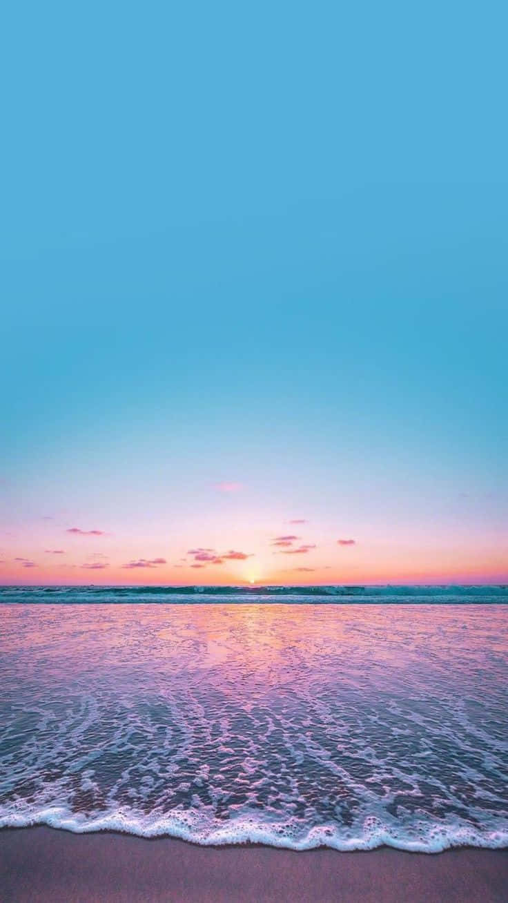 Imagen estética de playa azul tranquila Fondos de pantalla