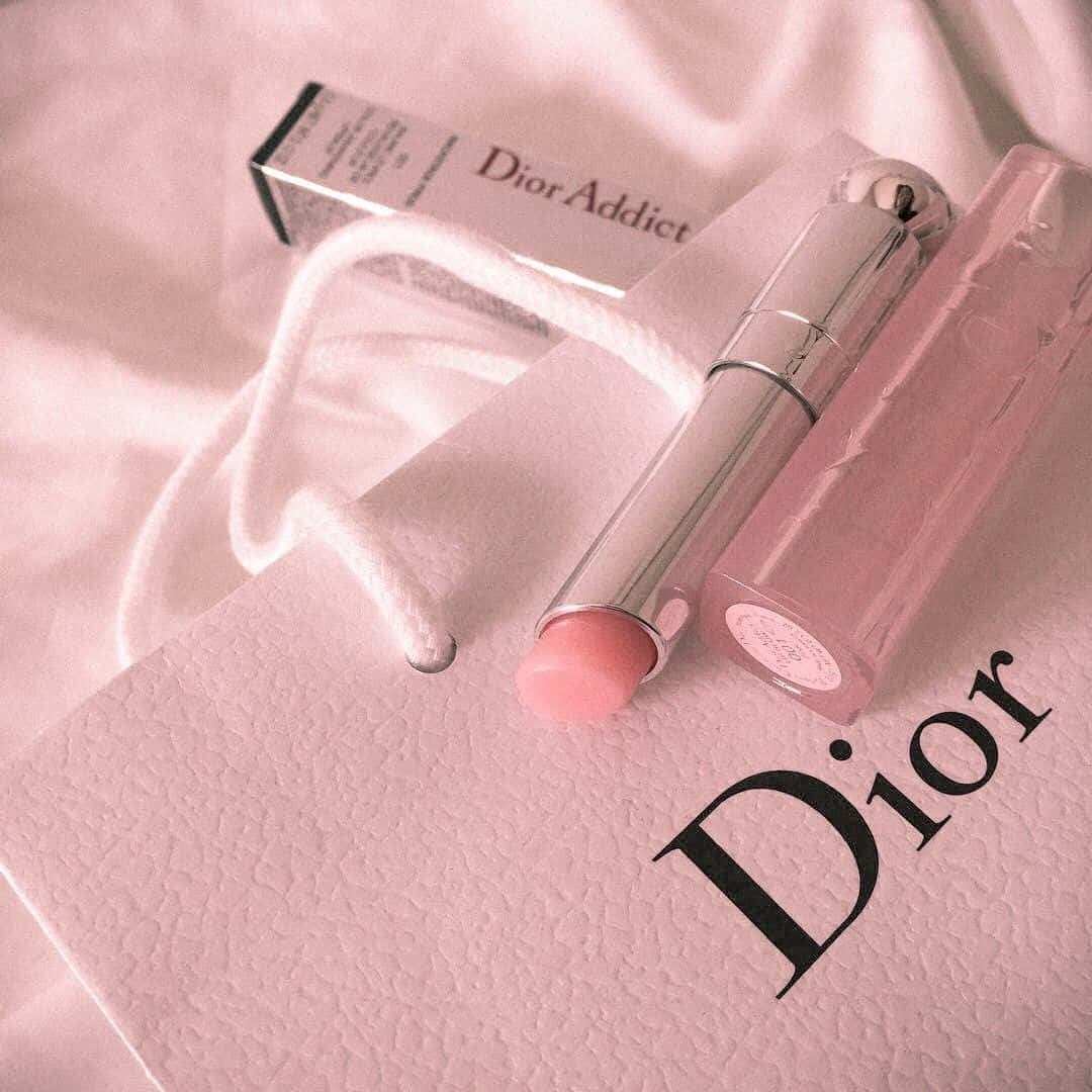 Imagen estética rosa de cosméticos Dior Fondos de pantalla