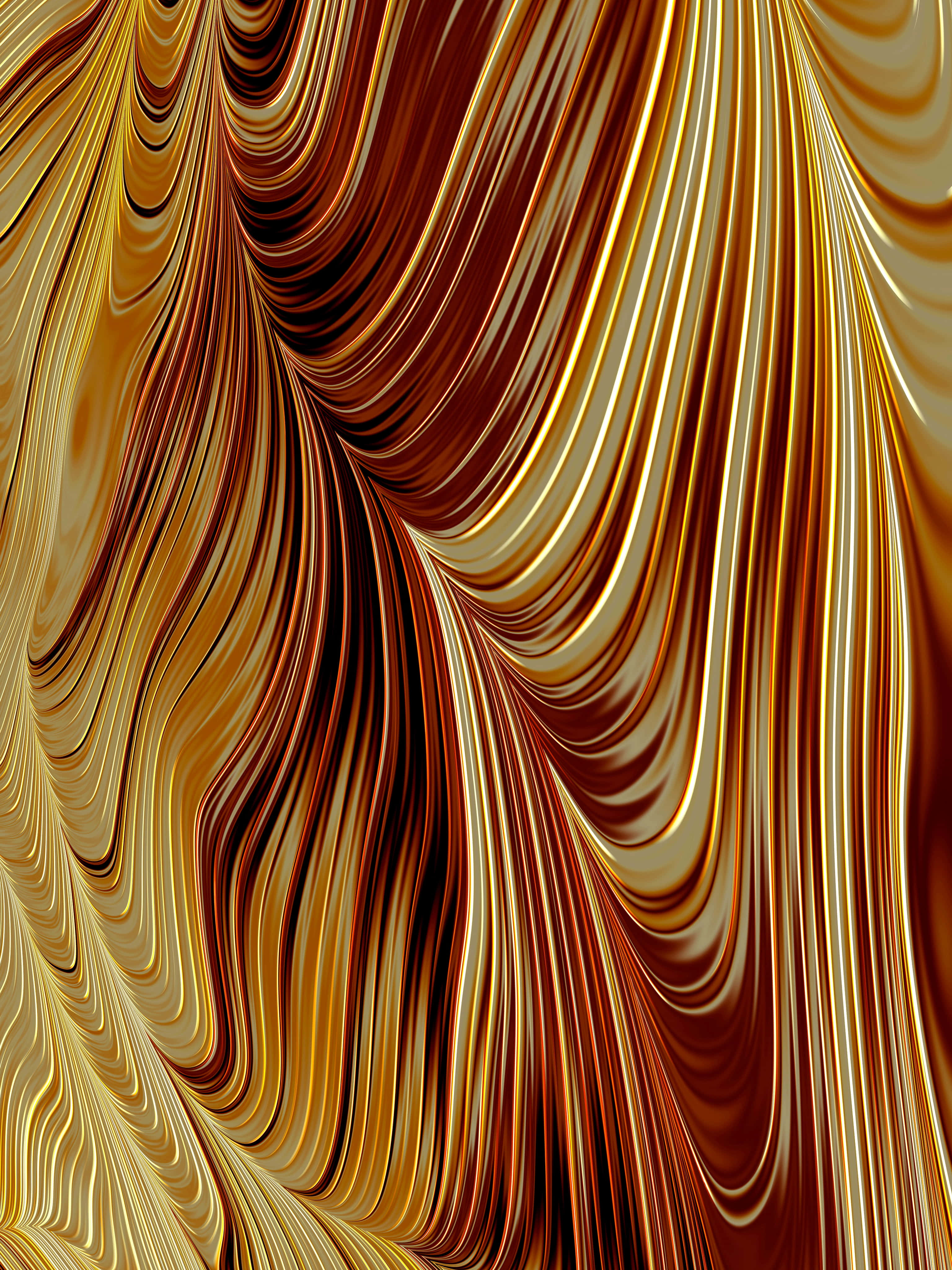 Imagen: Fondo ondulado dorado Fondos de pantalla