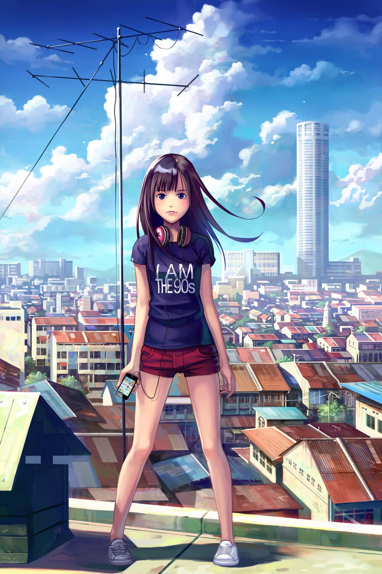 Imagen: La bulliciosa ciudad anime Fondos de pantalla