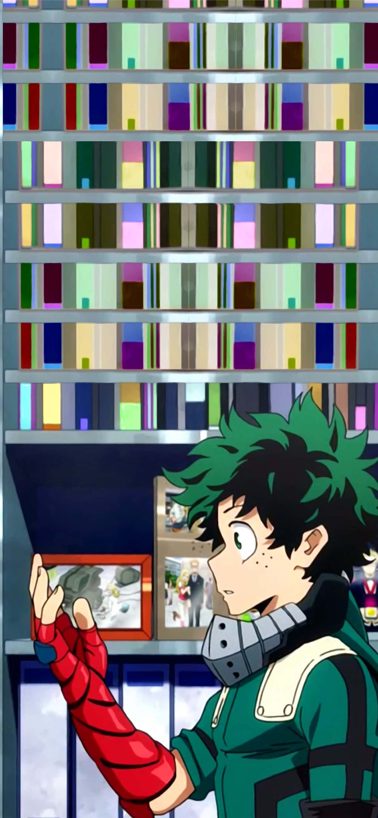 imagen linda de Deku mirando su mano Fondos de pantalla