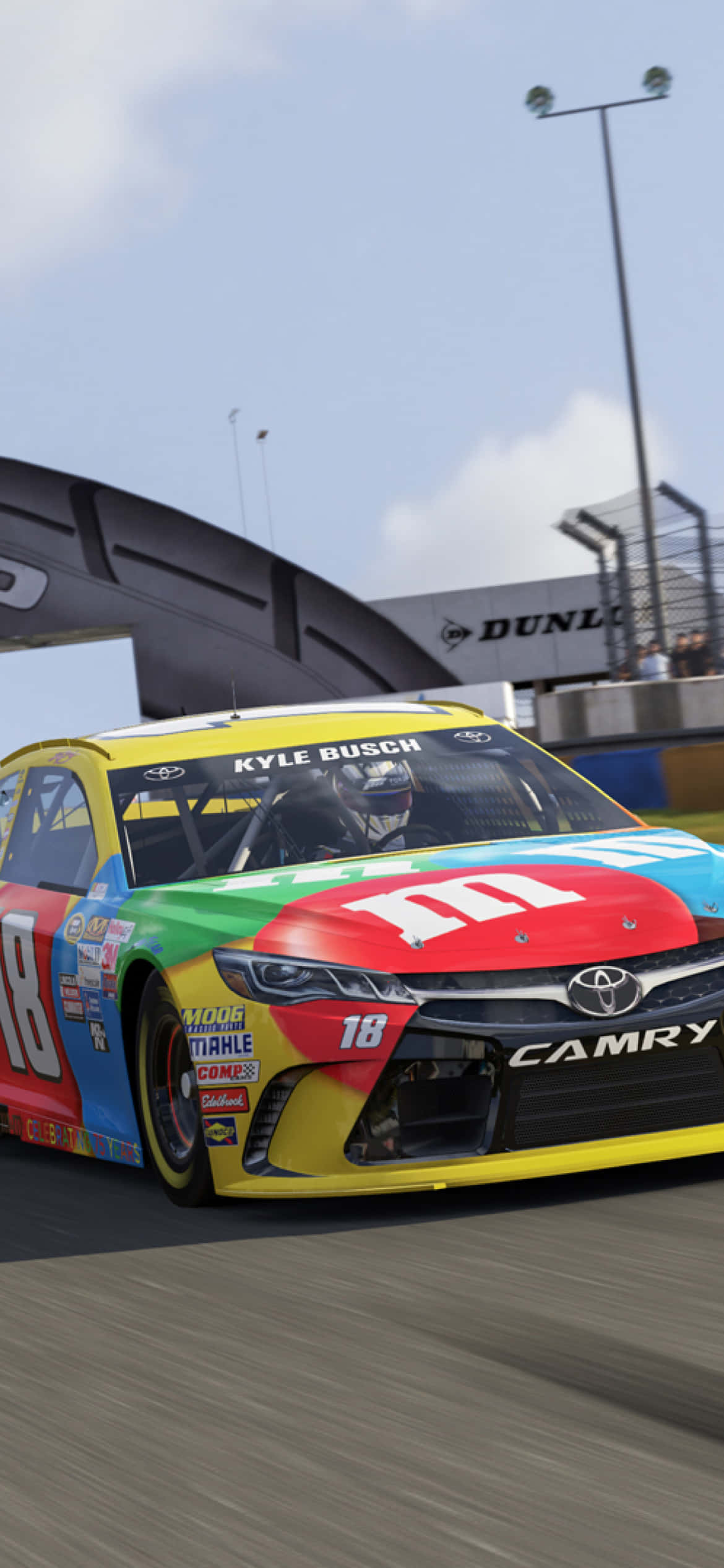 Imagen Muestra tu espíritu NASCAR con el Nascar iPhone Fondos de pantalla