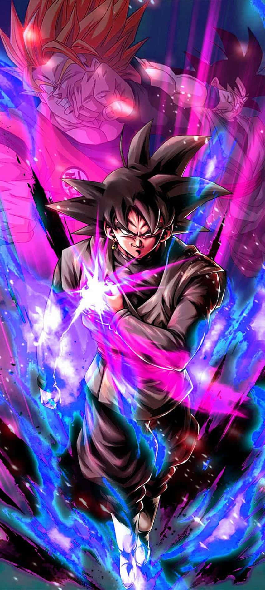 Imagen rosa y azul de Dragon Ball Z Fondos de pantalla