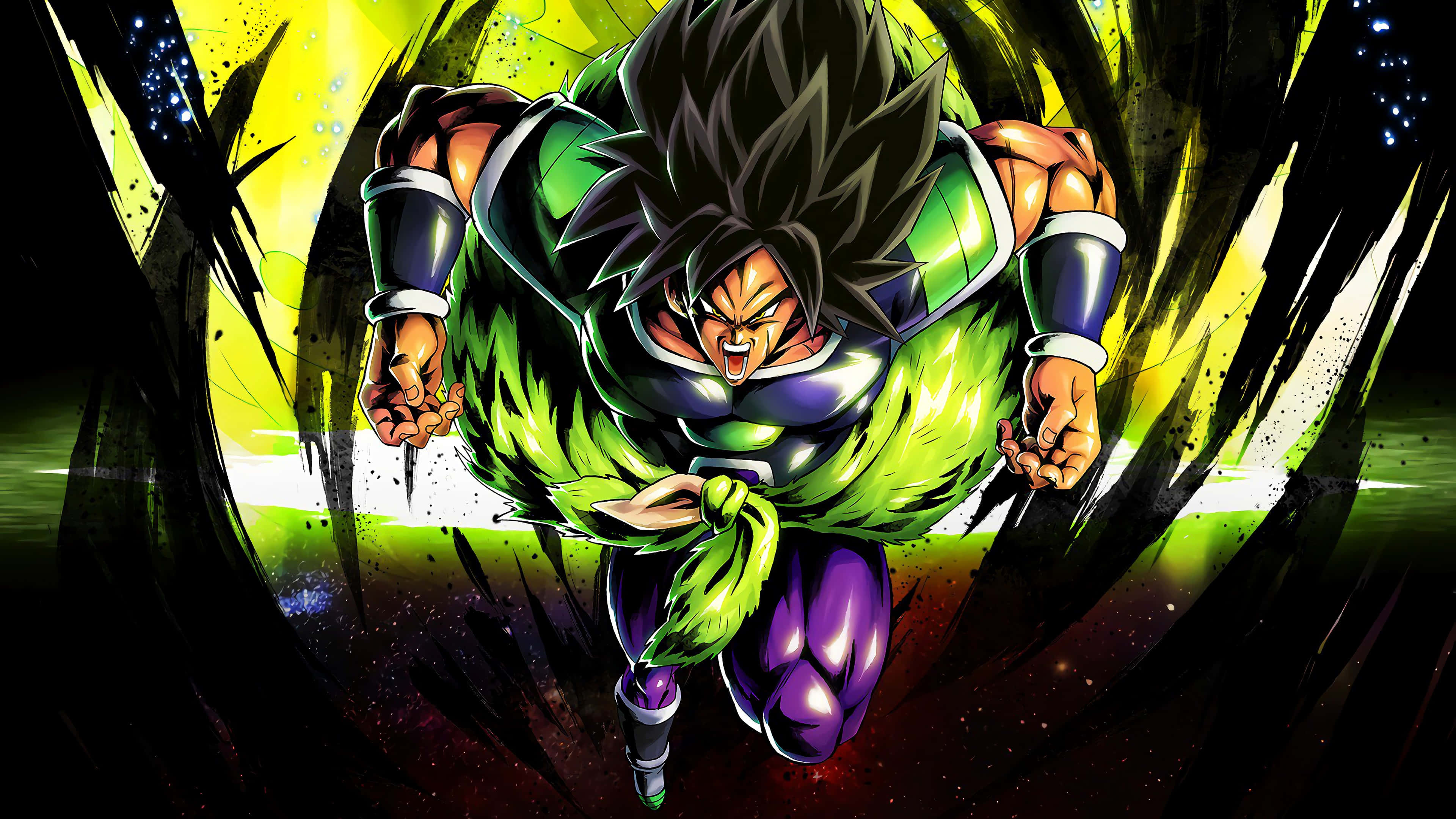 Imagen verde y negra de Dragon Ball Super Fondos de pantalla