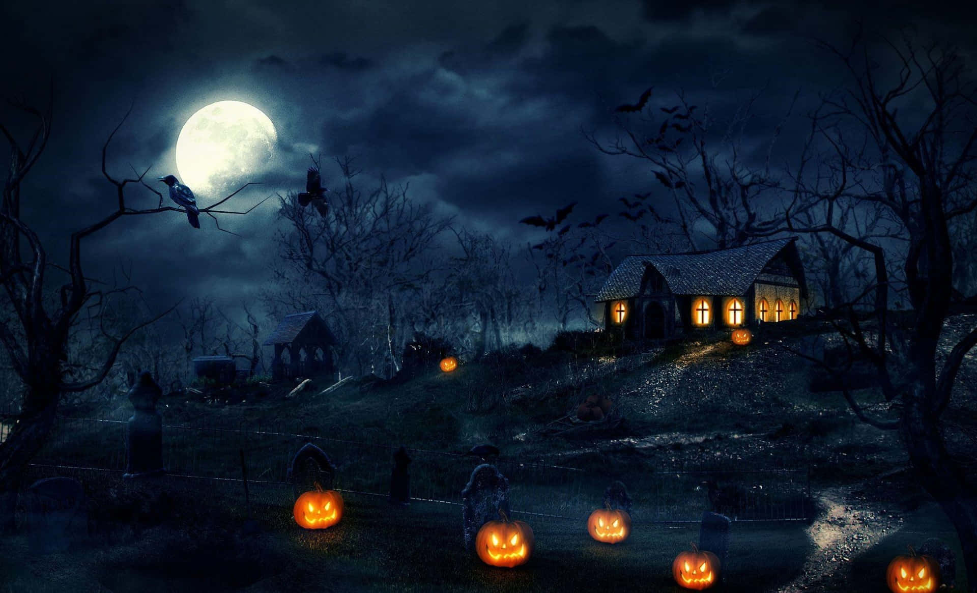 Imágenes aterradoras de Halloween Fondos de pantalla