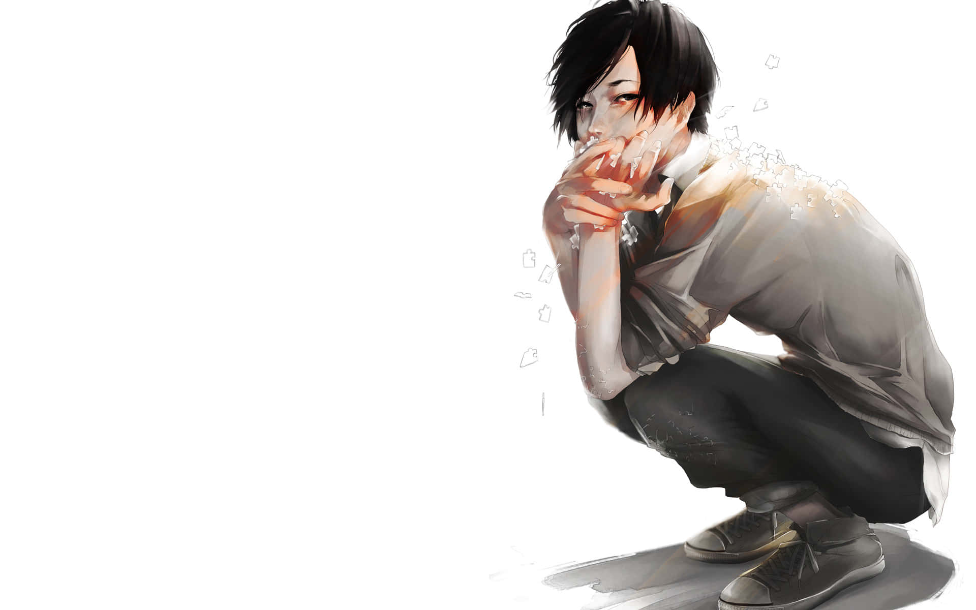 Imágenes de anime triste Fondos de pantalla