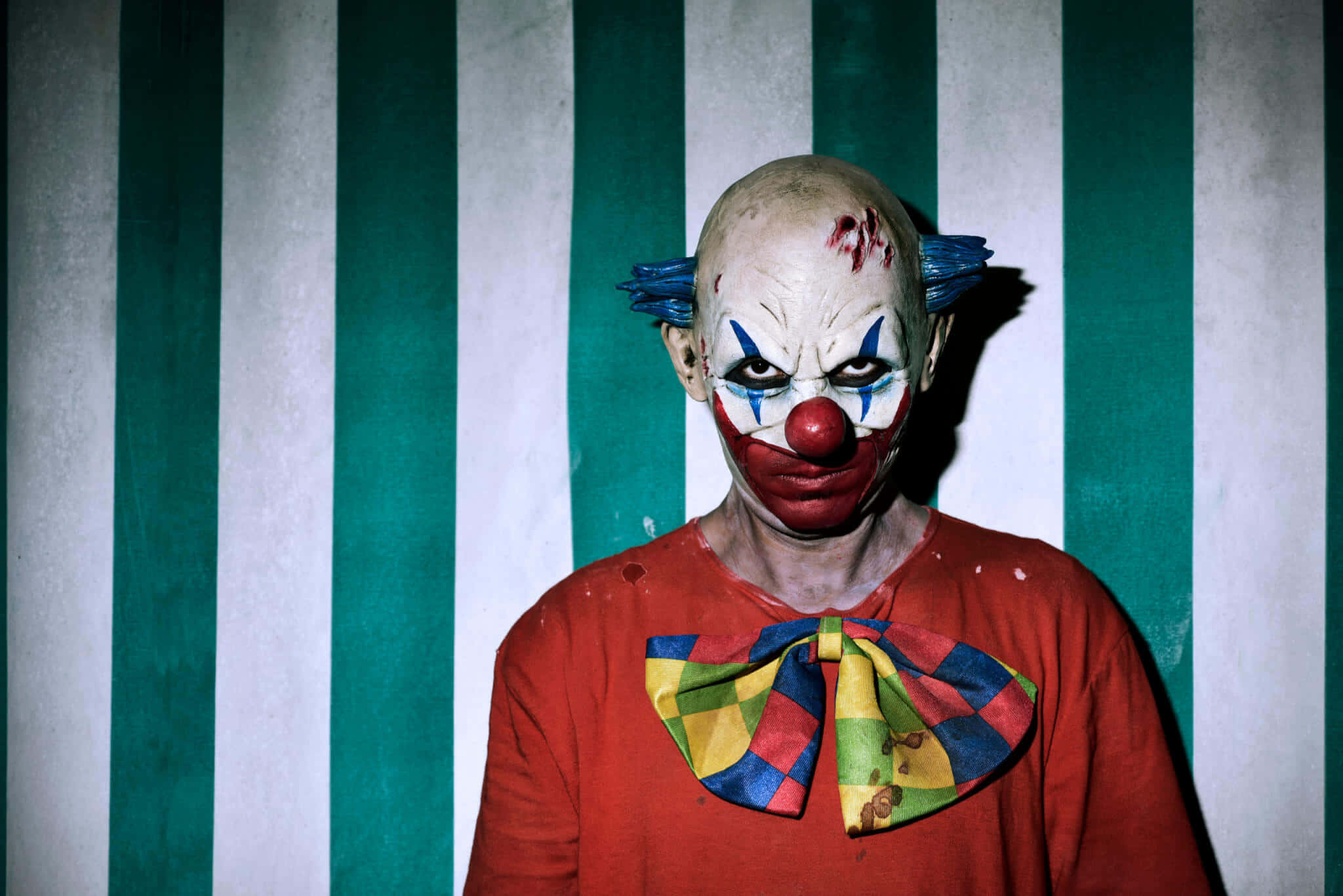 Imágenes de Payaso Enojado y Aterrador en Carnaval Fondos de pantalla