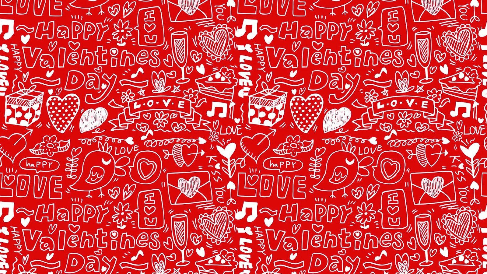 Imágenes de San Valentín con Estética Roja para Computadora Fondos de pantalla