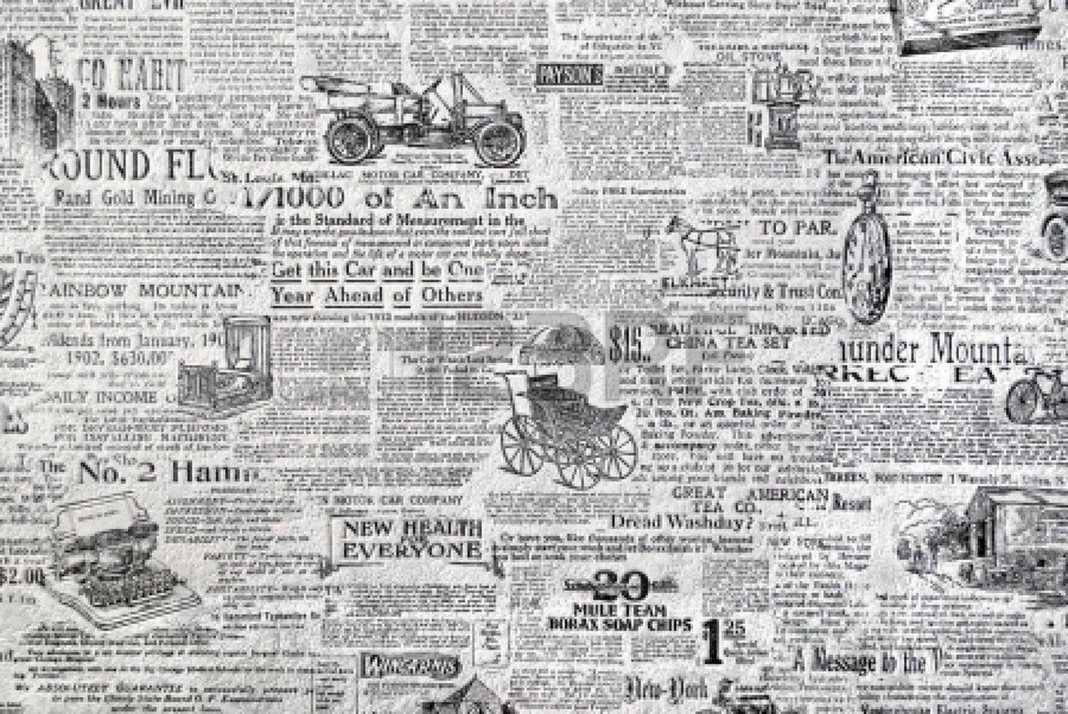 Imágenes estéticas de periódico en artículos