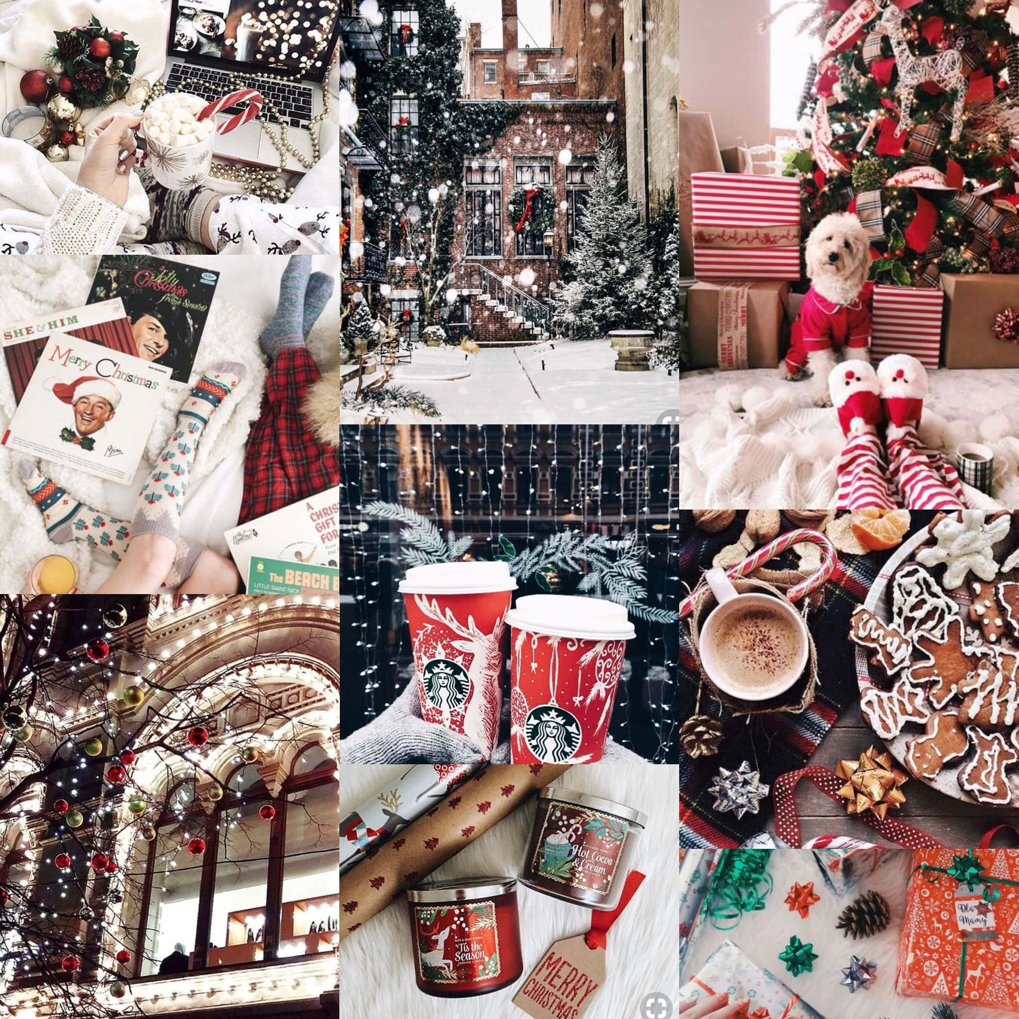 Imágenes estéticas de Navidad Fondos de pantalla