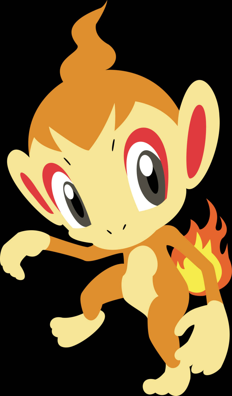 Impresionante arte fan de Pokemon Chimchar Fondos de pantalla
