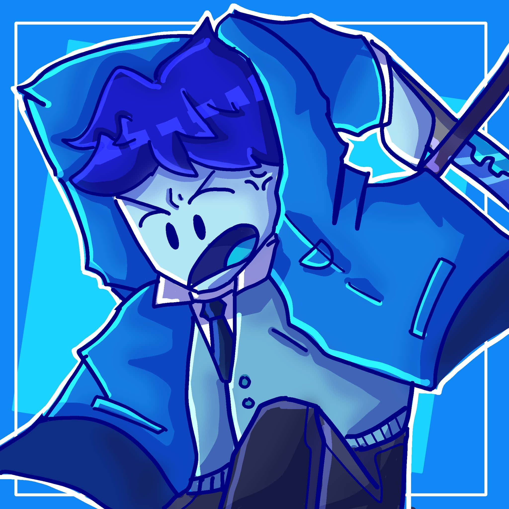 Impresionante Avatar de Roblox en Acción Fondos de pantalla