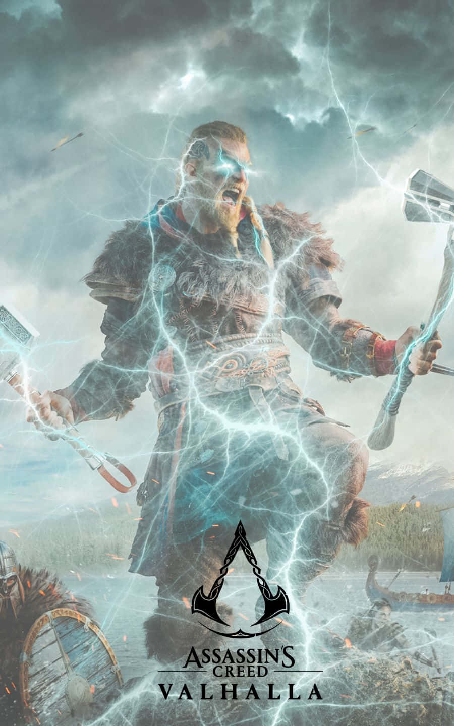 Impresionante Fondo 1440p de Assassin's Creed Valhalla Fondos de pantalla