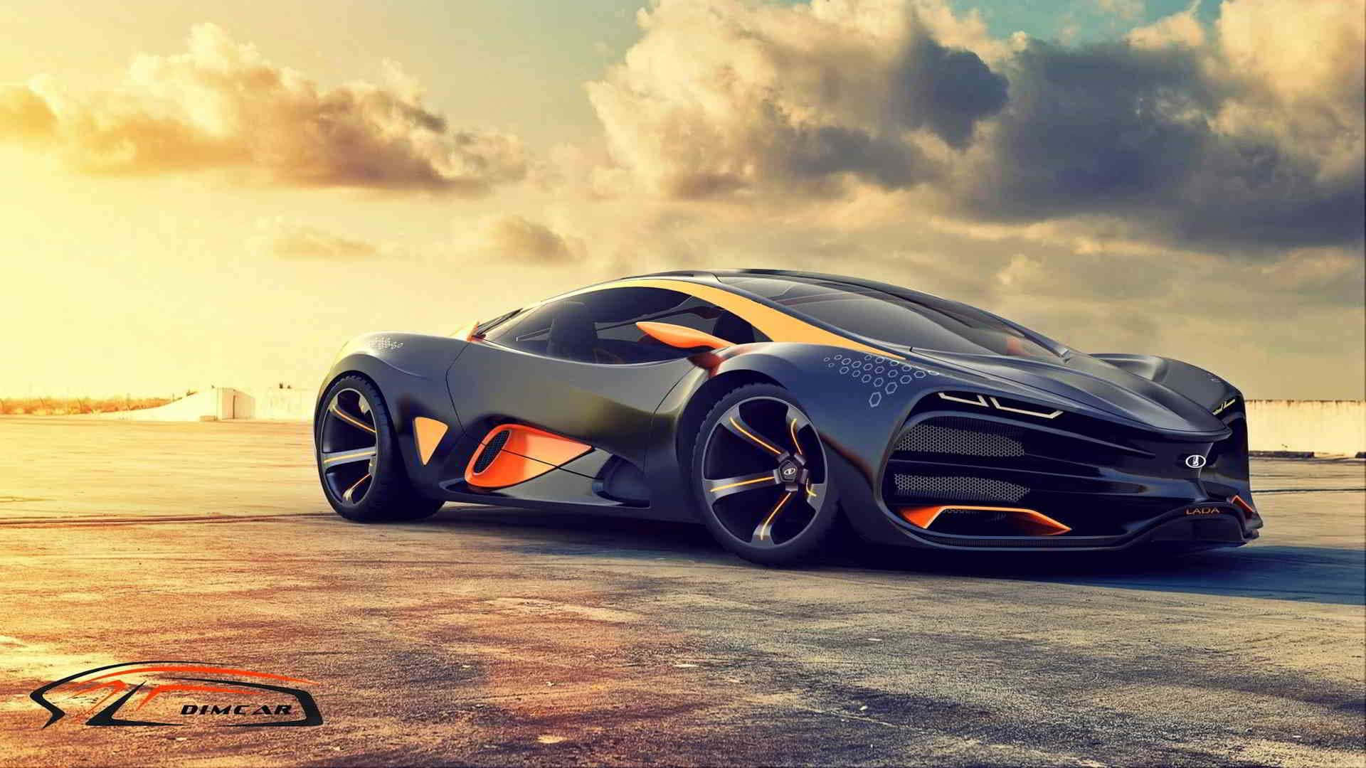 Impresionante imagen de un auto Bugatti negro mate Fondos de pantalla