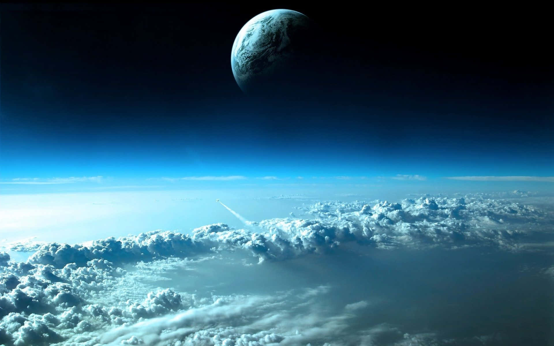 Impresionante vista del espacio exterior con una nebulosa colorida y estrellas Fondos de pantalla