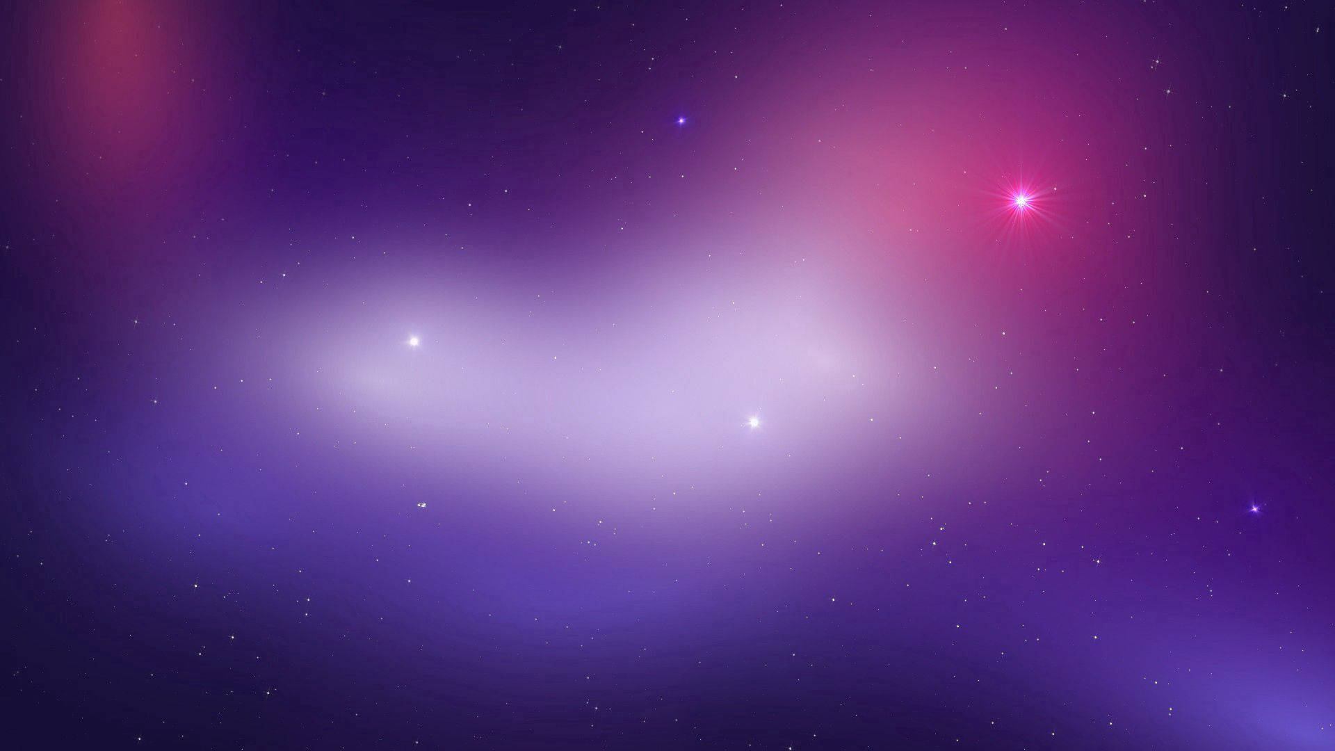 Fondo estrellado con estrellas blancas y púrpuras en un wallpaper de galaxia.