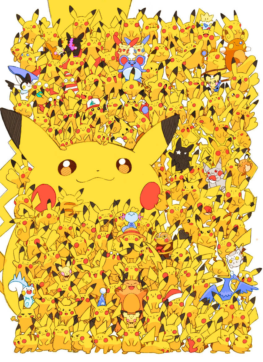 Incontables Pikachu para iPhone Fondos de pantalla