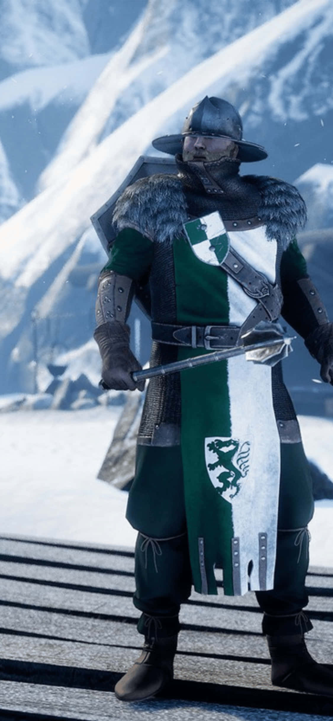 Inmerso en la Era Mordhau - Un Fondo de Pantalla para iPhone XS Fondos de pantalla