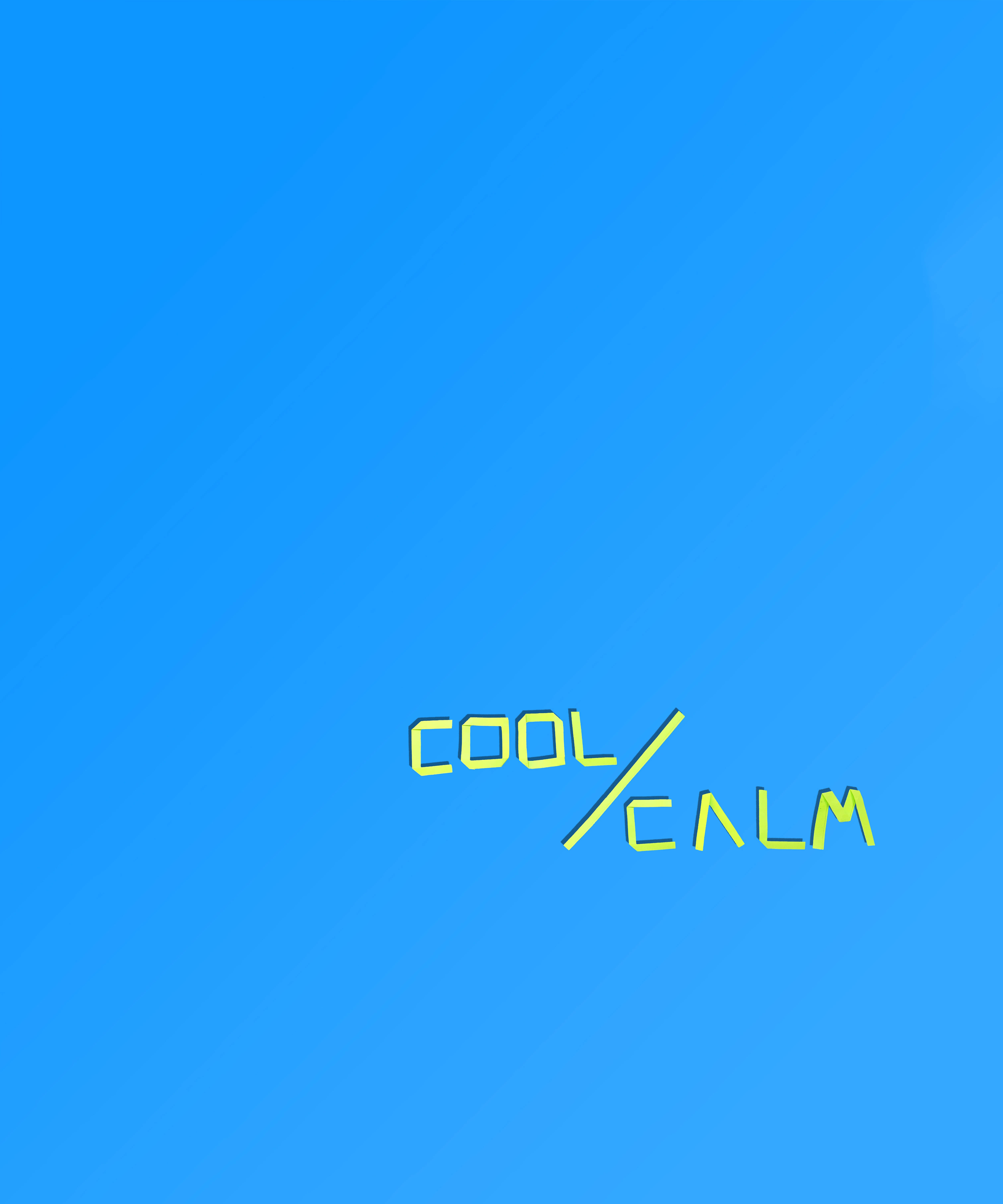 Inscripción Cool And Calm Fondos de pantalla