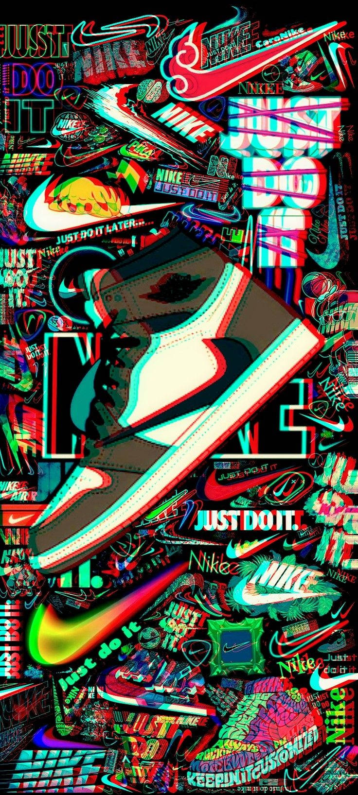 Inspírate con el audaz graffiti de Nike Fondos de pantalla