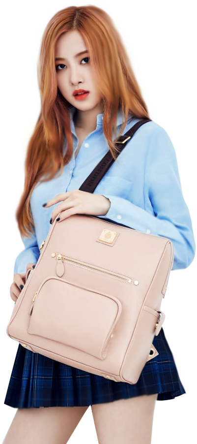Integrante de Blackpink con bolsa beige Fondos de pantalla