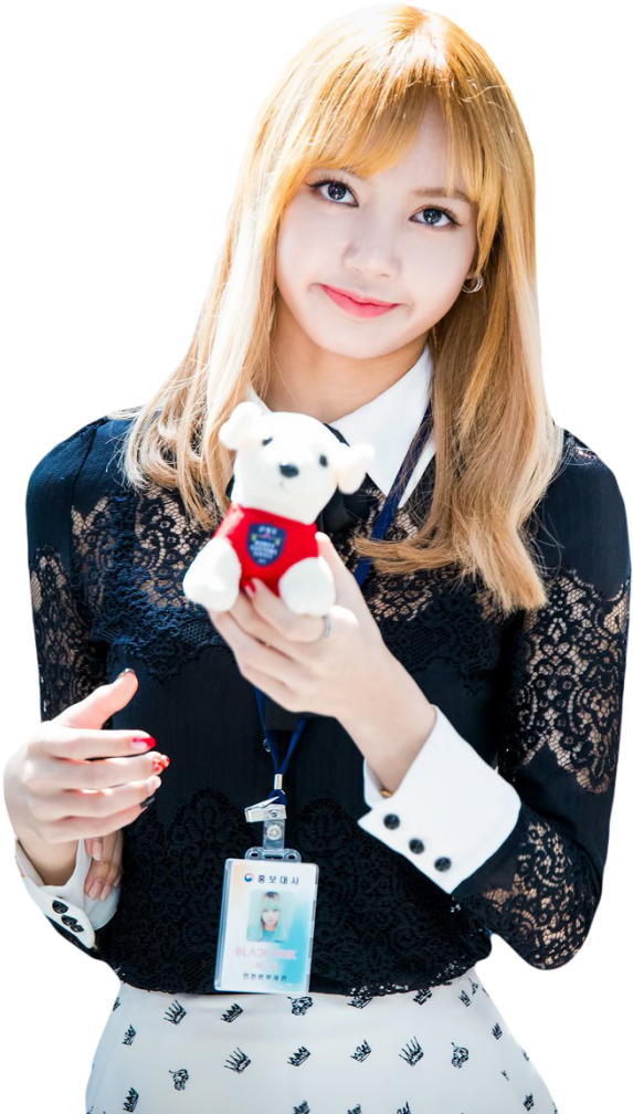 Integrante de Blackpink sosteniendo un osito de peluche Fondos de pantalla