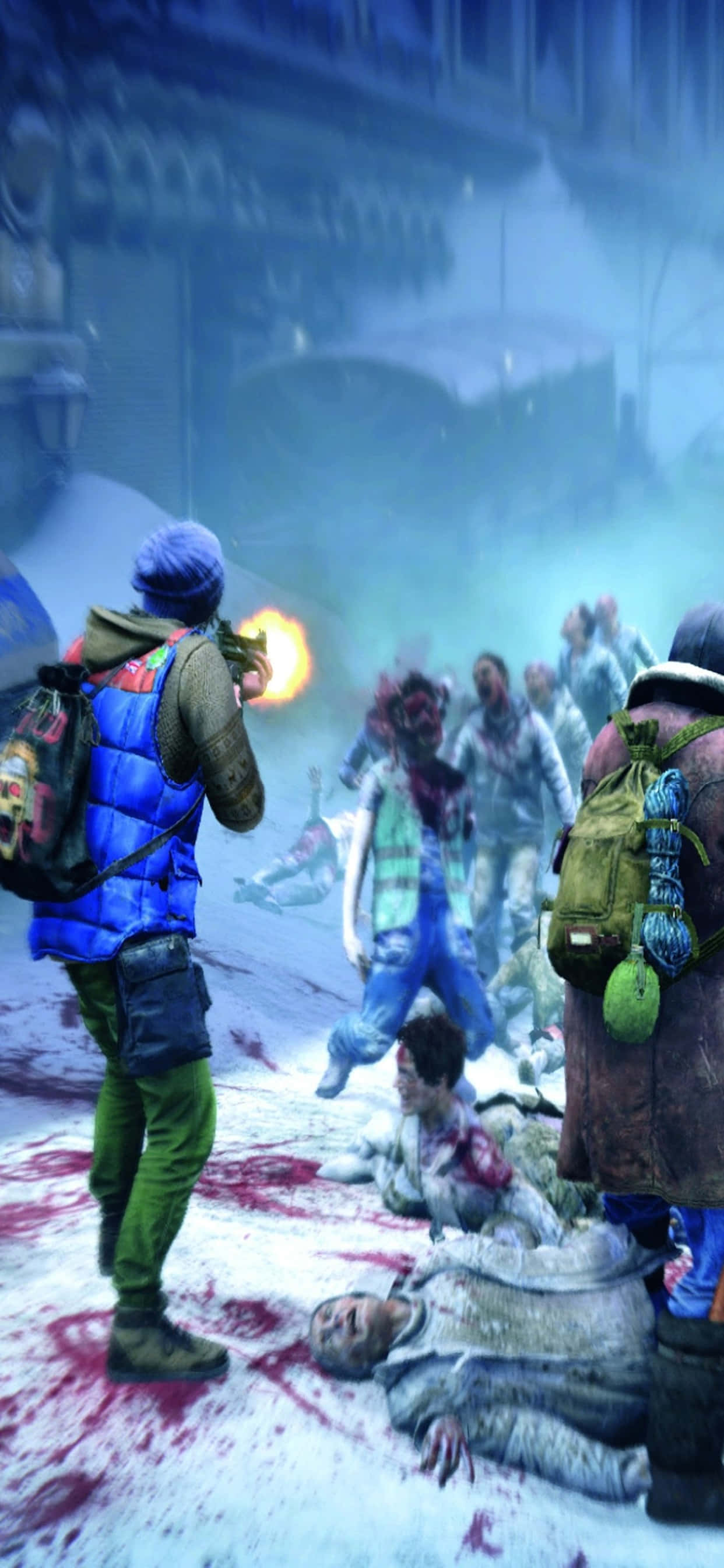 Intenso Fondo de Pantalla de World War Z para iPhone Xs Max Fondos de pantalla