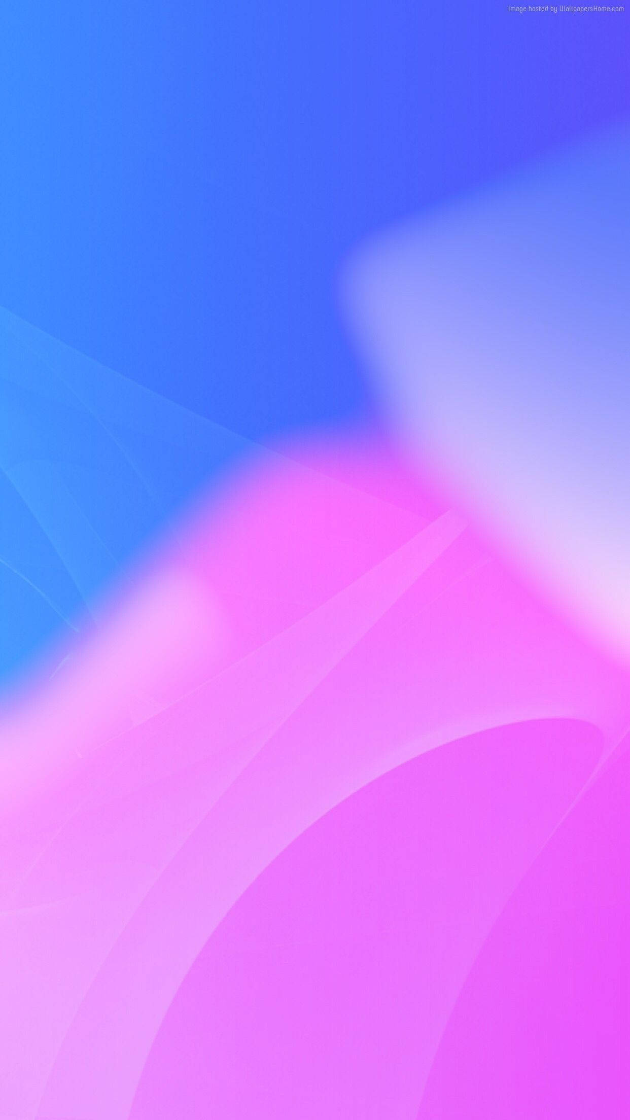Interacción Grácil de Formas Rosas y Azules Fondos de pantalla