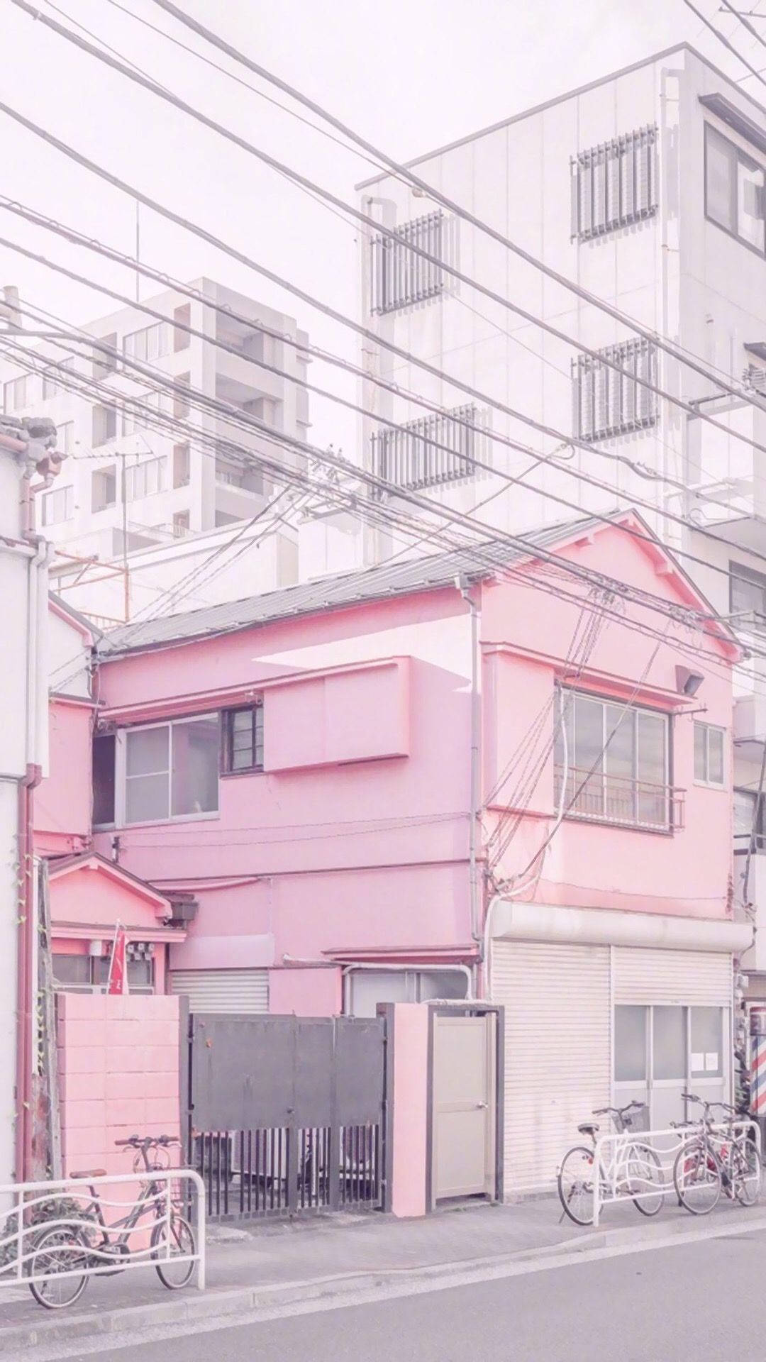 Interior de Hogar Rosa con Diseño Estético Acogedor Fondos de pantalla