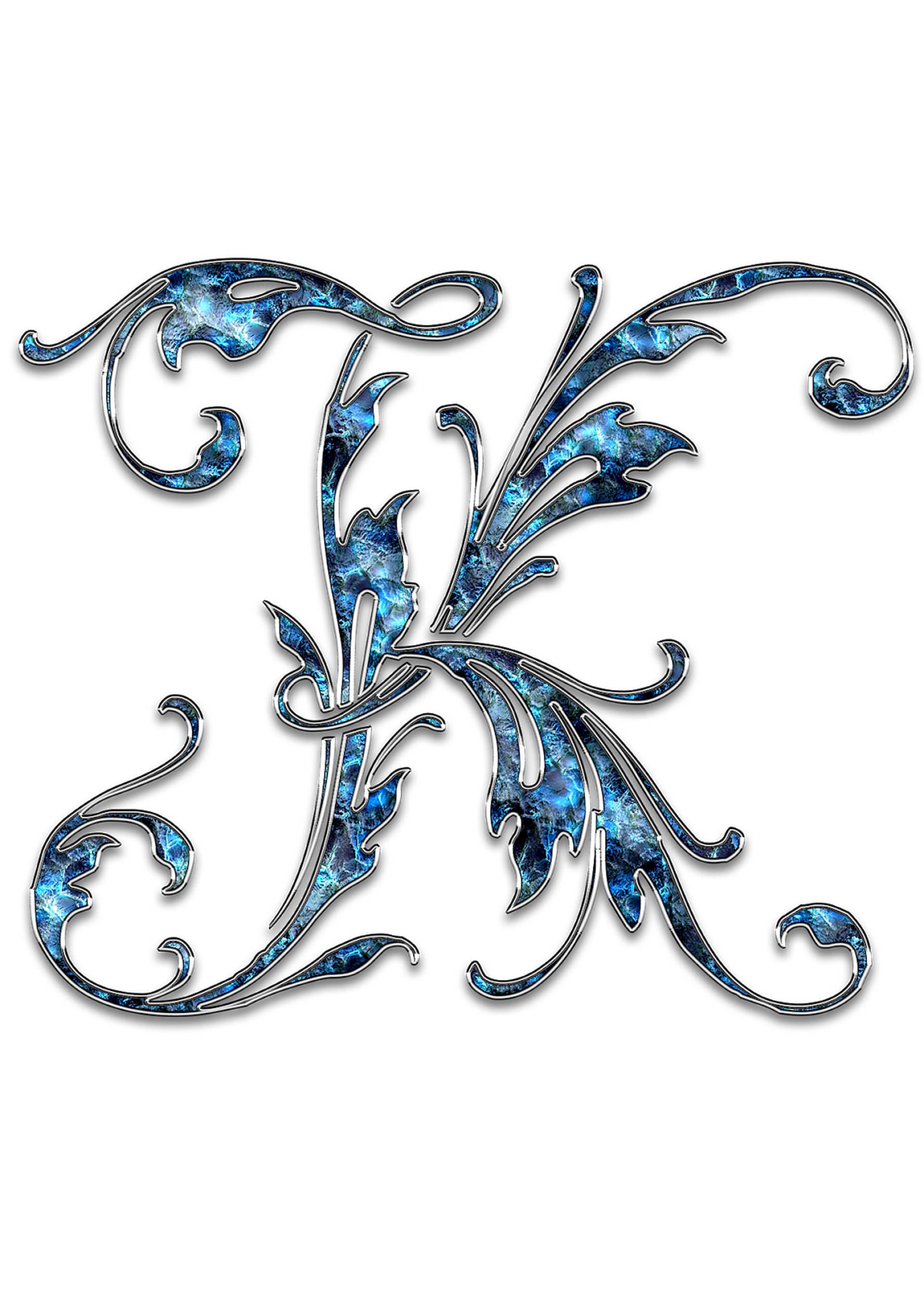 Interpretación Artística de la Letra K Fondos de pantalla