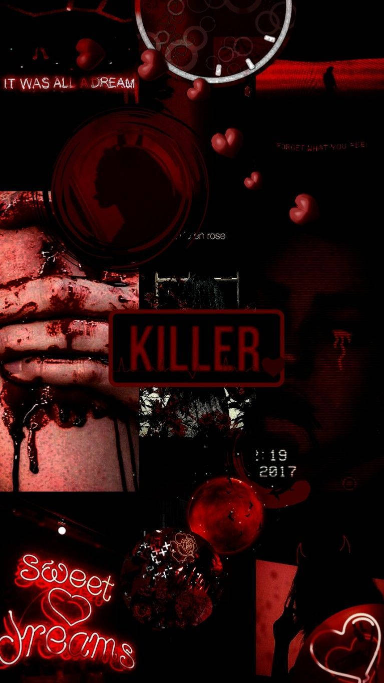Intrigante oscuridad en rojo Fondos de pantalla