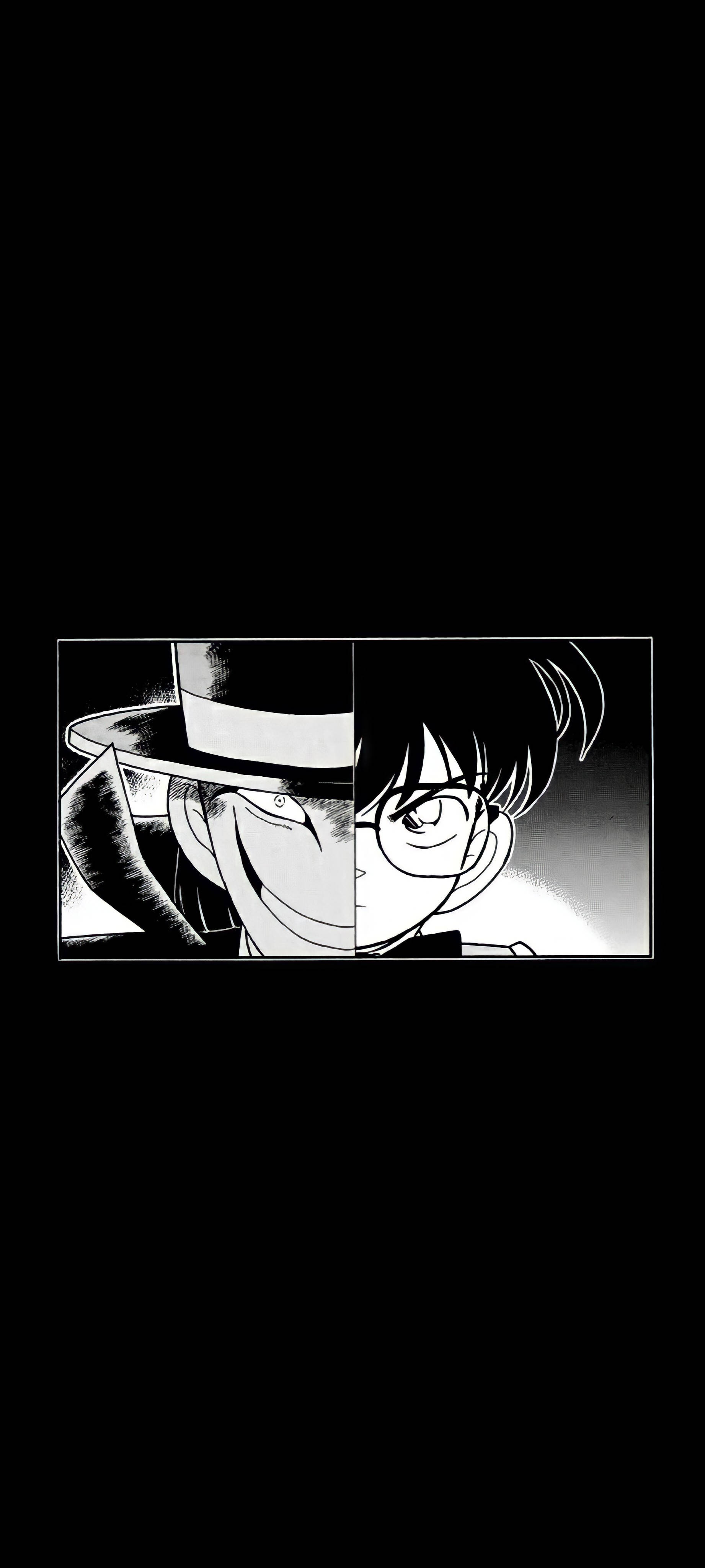 Intrigante Personaje de Manga Negro Fondos de pantalla