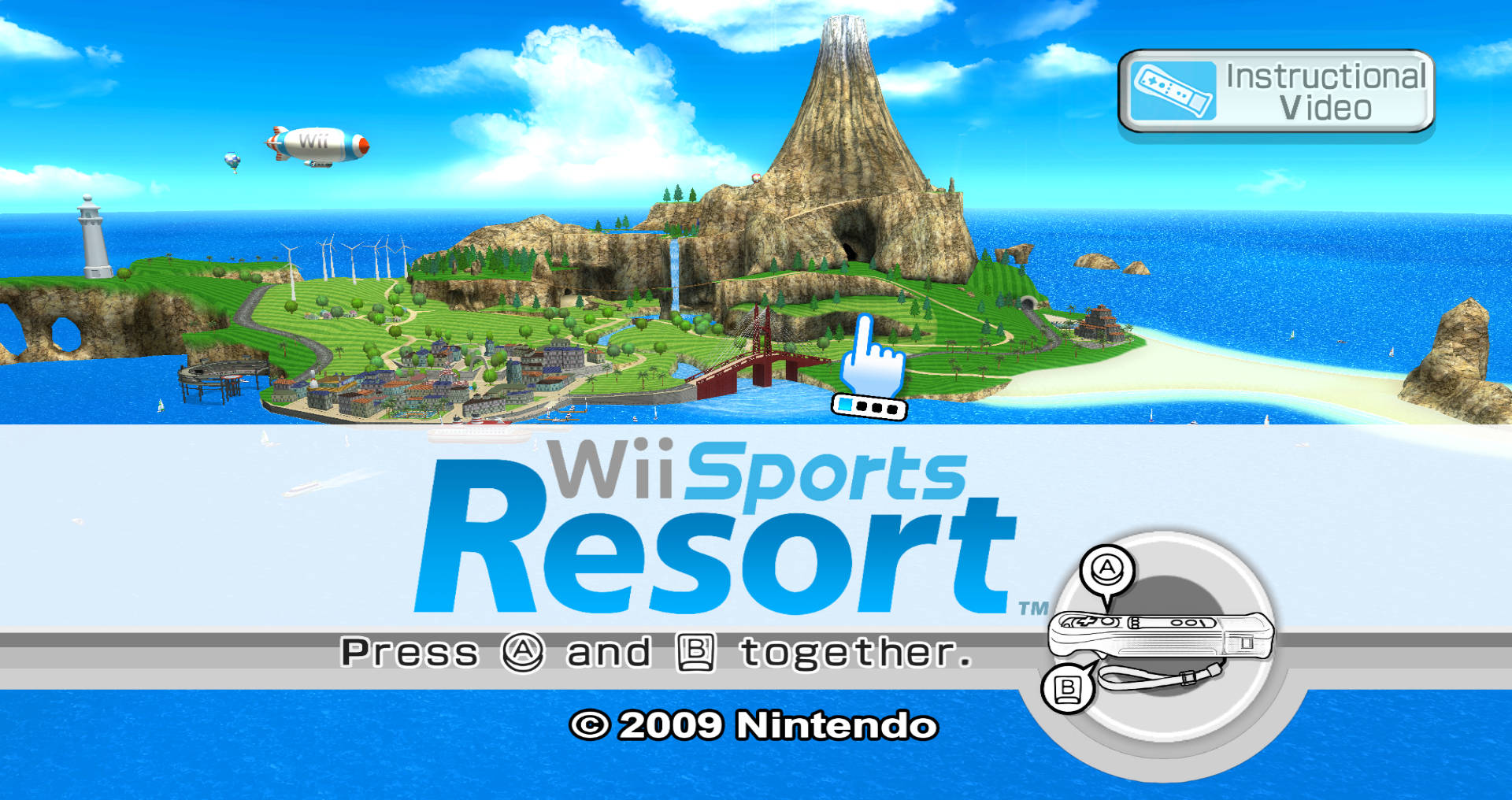 Introducción del juego Wii Sports Resort Fondos de pantalla